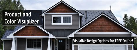 Visualizer to Envision Metal Roofing Siding on Your 